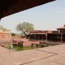 Fatehpur-Sikri - Anup Talao (bassin) et Diwan Khana i Khas (appartements privés)