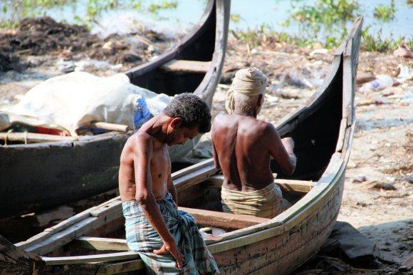 Pêcheur à Fort Kochi