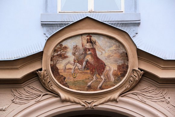 Rue Nerudova - Maison "Au fer à cheval d'or"